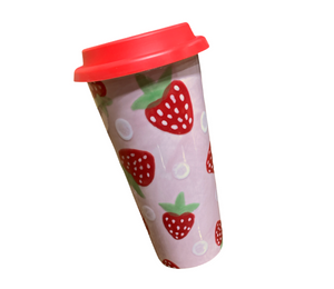 Porter Ranch Strawberry Travel Mug