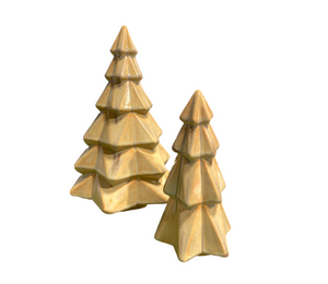 Porter Ranch Rustic Glaze Faceted Trees