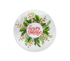 Porter Ranch Holiday Wreath Plate