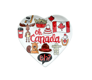 Porter Ranch Canada Heart Plate