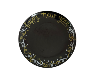 Porter Ranch New Year Confetti Plate