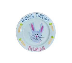 Porter Ranch Easter Bunny Plate
