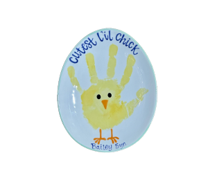 Porter Ranch Little Chick Egg Plate
