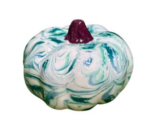 Porter Ranch Teal Shaving Cream Pumpkin