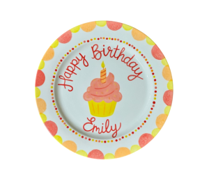 Porter Ranch Birthday Cupcake Plate