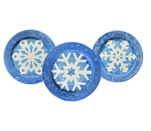 Porter Ranch Paper Snowflake Plate